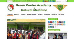 Desktop Screenshot of green-centre.org