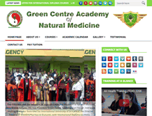 Tablet Screenshot of green-centre.org